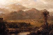 Frederic Edwin Church Mountains of Ecuador Sweden oil painting reproduction